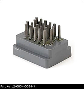 Standard Rub Test Brush (sold in quantities of 12 only) #012-0034-0024-4